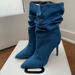 Schutz Denim Ankle Bootie